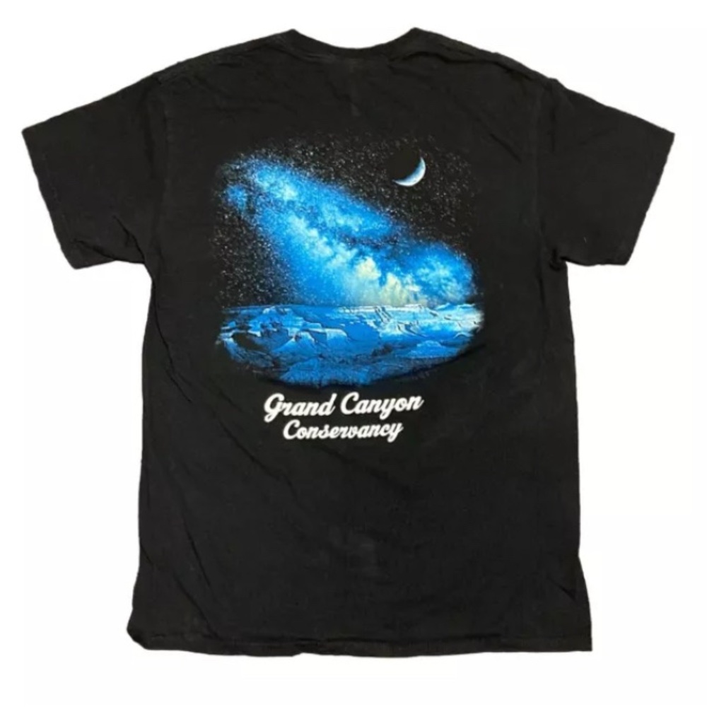 Grand Canyon Conservancy Protect Dark Skies T Shirt Size Medium Black